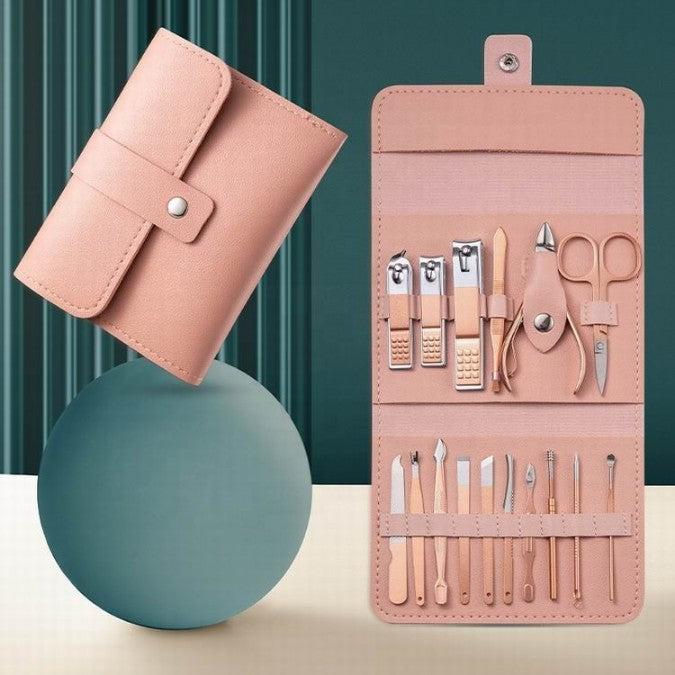 16 IN 1 Professional Stainless Steel Manicure Pedicure Kit || Grooming Kit
