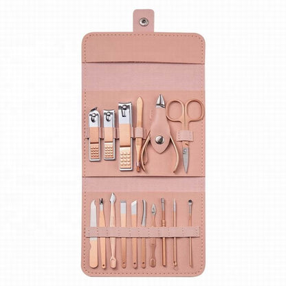 16 IN 1 Professional Stainless Steel Manicure Pedicure Kit || Grooming Kit